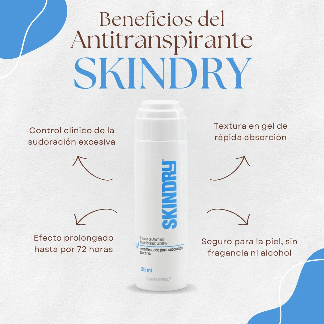 Skindry®️ | Cuerpo seco, ropa limpia y seguridad todo el día