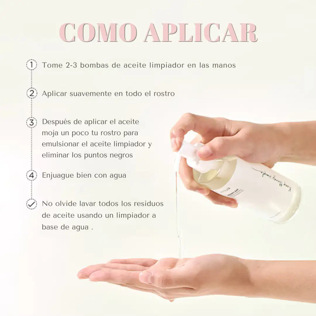 Aceite limpiador Anua™️200ml | Control visible de poros y grasa | Hidratación